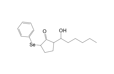 5-(1-Hydroxyhexyl)-2-(phenylseleno)cyclopentanone