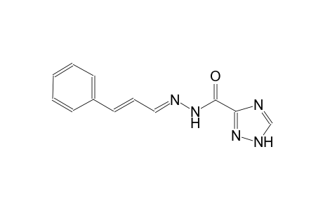 1H-1,2,4-triazole-3-carboxylic acid, 2-[(E,2E)-3-phenyl-2-propenylidene]hydrazide