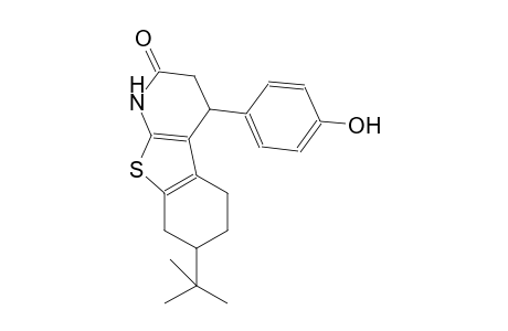 benzo[4,5]thieno[2,3-b]pyridin-2(1H)-one, 7-(1,1-dimethylethyl)-3,4,5,6,7,8-hexahydro-4-(4-hydroxyphenyl)-