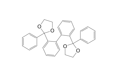 1,3-Dioxolane, 2,2'-[1,1'-biphenyl]-2,2'-diylbis[2-phenyl-