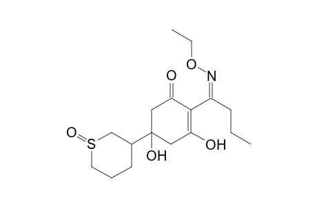 2-Cyclohexen-1-one, 2-[1-(ethoxyimino)butyl]-3,5-dihydroxy-5-(tetrahydro-2H-thiopyran-3-yl)-, S-oxide
