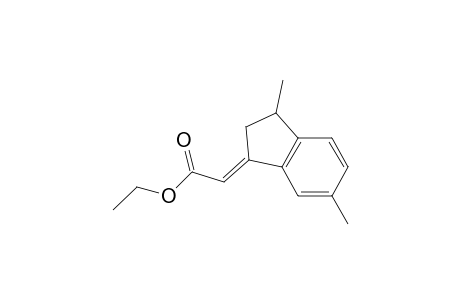 (2E)-2-(3,6-dimethyl-2,3-dihydroinden-1-ylidene)acetic acid ethyl ester