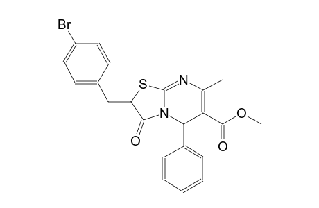 methyl 2-(4-bromobenzyl)-7-methyl-3-oxo-5-phenyl-2,3-dihydro-5H-[1,3]thiazolo[3,2-a]pyrimidine-6-carboxylate