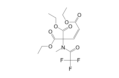 2-Propene-1,1,3-tricarboxylic acid, 1-[methyl(trifluoroacetyl)amino]-, triethyl ester, (Z)-