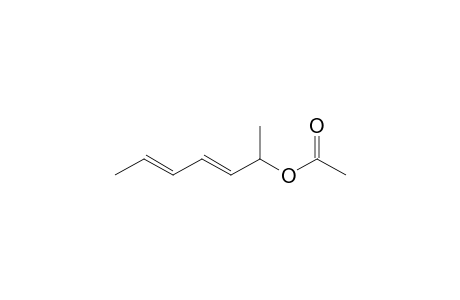3,5-Heptadien-2-ol, acetate, (E,E)-