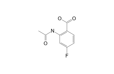 2-Acetamido-4-fluorobenzoic acid