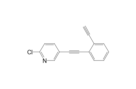 2-chloranyl-5-[2-(2-ethynylphenyl)ethynyl]pyridine