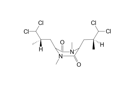 3,6-bis[(2S)-3,3-bis(chloranyl)-2-methyl-propyl]-1,4-dimethyl-piperazine-2,5-dione