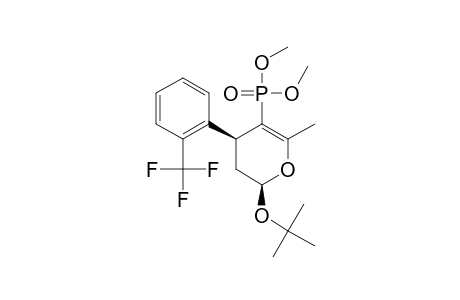 2-TERT.-BUTOXY-5-(DIMETHOXYPHOSPHORYL)-3,4-DIHYDRO-6-METHYL-4-[2-(TRIFLUOROMETHYL)-PHENYL]-2H-PYRAN;CIS-ISOMER