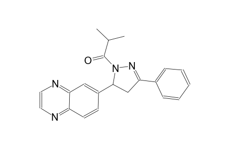 quinoxaline, 6-[4,5-dihydro-1-(2-methyl-1-oxopropyl)-3-phenyl-1H-pyrazol-5-yl]-