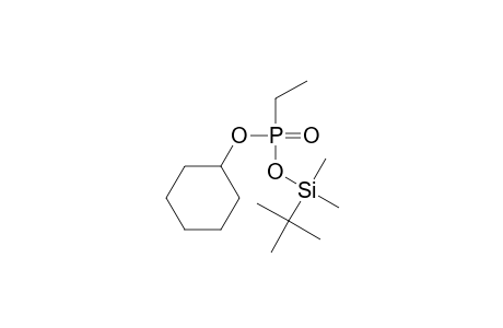 Ethylphosphonic acid, tert-butyldimethylsilyl cyclohexyl ester