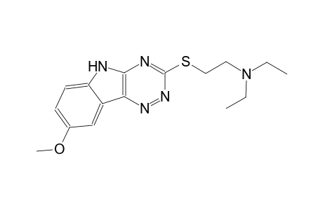 ethanamine, N,N-diethyl-2-[(8-methoxy-5H-[1,2,4]triazino[5,6-b]indol-3-yl)thio]-