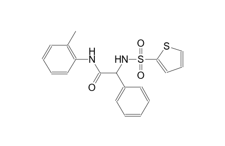 N-(2-methylphenyl)-2-phenyl-2-[(2-thienylsulfonyl)amino]acetamide