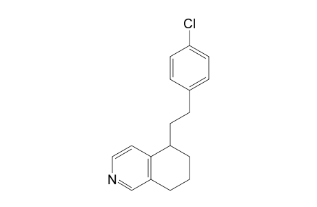 (+/-)-5-(4'-CHLOROPHENETHYL)-5,6,7,8-TETRAHYDRO-ISOQUINOLINE