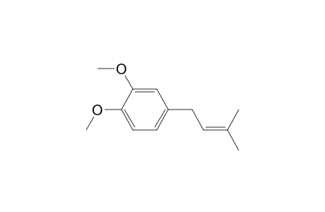 4-(3'-methylbut-2'-enyl)-1,2-dimethoxybenzene