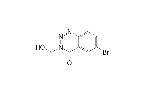 6-Bromo-3-(hydroxymethyl)-1,2,3-benzotriazin-4(3H)-one