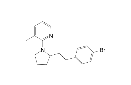 2-[2-(4-Bromophenethyl)pyrrolidin-1-yl]-3-methylpyridine