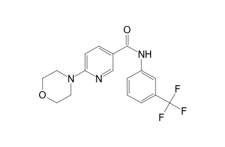 6-(4-morpholinyl)-N-[3-(trifluoromethyl)phenyl]-3-pyridinecarboxamide