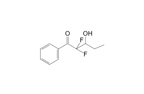 2,2-Difluoro-3-hydroxy-1-phenylpentan-1-one