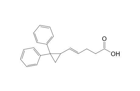 (E)-5-(2,2-Diphenylcyclopropyl)-4-pentenoic acid