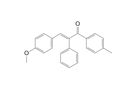 (E)-3-(4-Methoxyphenyl)-1-(4-methylphenyl)-2-phenyl-2-propen-1-one