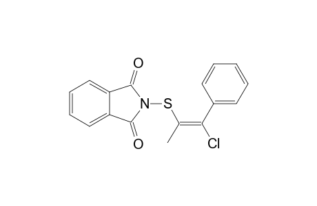 N-[(E)-2-Chloro-2-phenyl-1-methylvinylthio]phthalimide