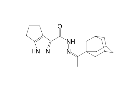 1,4,5,6-Tetrahydrocyclopentapyrazole-3-carboxylic acid, (1-adamantan-1-ylethylidene)hydrazide