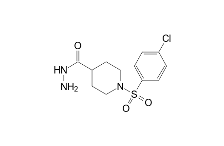 1-[(4-Chlorophenyl)sulfonyl]-4-piperidinecarbohydrazide