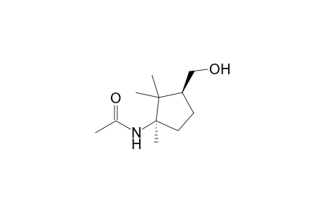 N-[(1R,3S)-1,2,2-trimethyl-3-methylol-cyclopentyl]acetamide