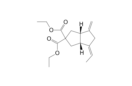 (Z,3aS*,6aR*)-diethyl 6-ethylidene-hexahydro-4-methylenepentalene-2,2(1H)-dicarboxylate