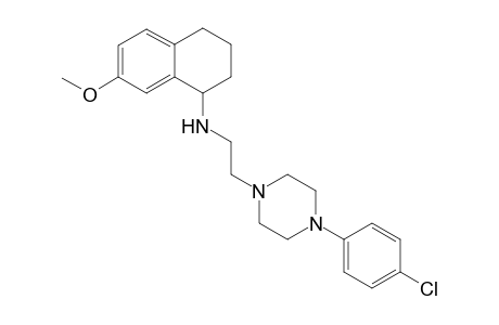4-(4-Chlorophenyl)-N-[3-(1,2,3,4-tetrahydro-7-methoxy-1-naphthalenyl]-1-piperazineethanamine