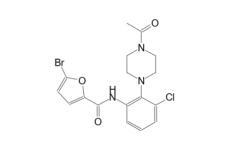 2-furancarboxamide, N-[2-(4-acetyl-1-piperazinyl)-3-chlorophenyl]-5-bromo-