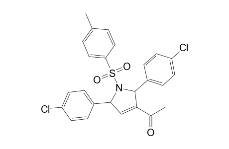 3-Acetyl-2,5-di(p-chlorophenyl)-1-N-tosyl-2,5-dihydro-1H-pyrrole