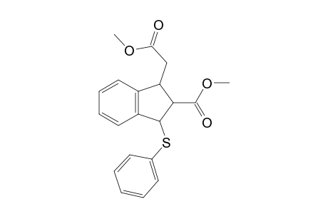 Methyl 1-[(methoxycarbonyl)methyl]-3-(phenylsulfanyl)-2-indanecarboxylate