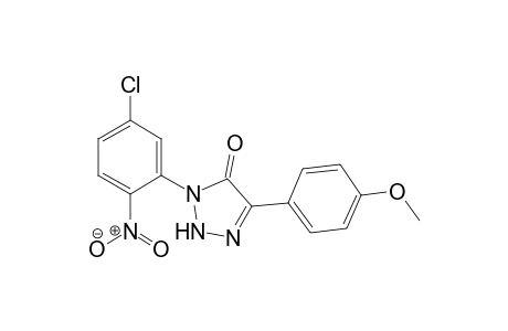 1-(2'-Nitro-5-chlorophenyl)-4-(p-methoxyphenyl)-5-oxo-(1,2,3)-triazole