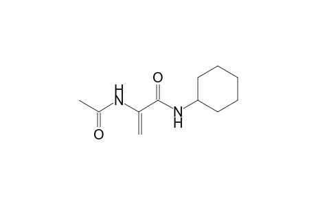 2-Acetamido-N-cyclohexyl-2-propenamide