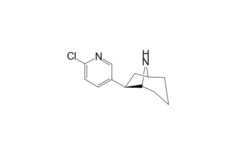 6.beta.-(6'-Chloro-3'-pyridyl)-8-azabicyclo[3.2.1]octane