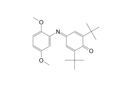 2,6-ditert-butyl-4-[(2,5-dimethoxyphenyl)imino]-2,5-cyclohexadien-1-one