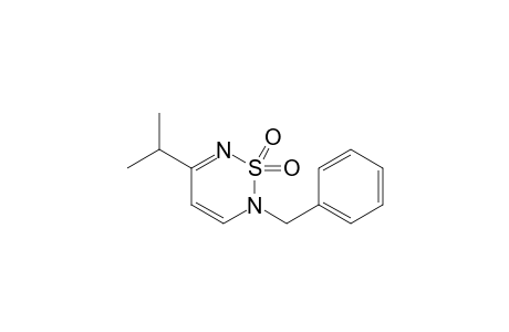 2-Benzyl-5-isopropyl-2H-1,2,6-thiadiazine 1,1-dioxide