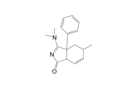 1H-Isoindol-1-one, 3-(dimethylamino)-3a,4,5,7a-tetrahydro-5-methyl-3a-phenyl-
