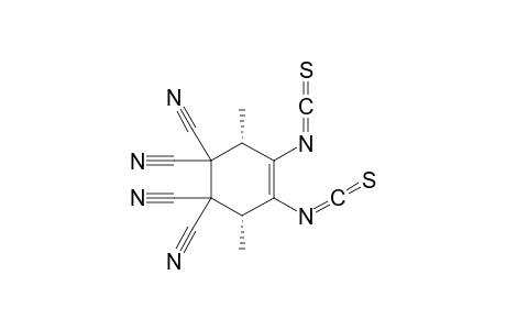 cis-4,5-Diisothiocyanato-3,6-dimethylcyclohex-4-ene-1,1,2,2-tetracarbonitrile
