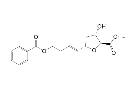 (2S,3S,5S)-5-((E)-4-Benzoyloxy-but-1-enyl)-3-hydroxy-tetrahydro-furan-2-carboxylic acid methyl ester