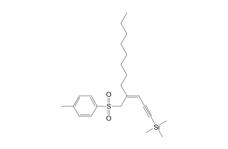 Silane, trimethyl[4-[[(4-methylphenyl)sulfonyl]methyl]-3-dodecen-1-ynyl]-, (Z)-
