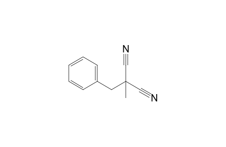 2-benzyl-2-methyl-propanedinitrile