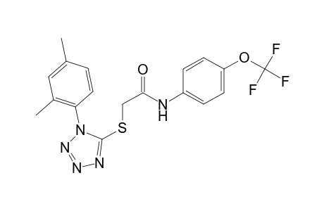2-[1-(2,4-dimethylphenyl)tetrazol-5-yl]sulfanyl-N-[4-(trifluoromethoxy)phenyl]acetamide
