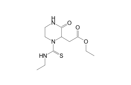 (1-Ethylthiocarbamoyl-3-oxopiperazin-2-yl)acetic acid, ethyl ester