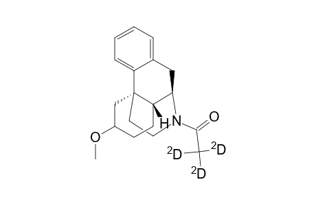 N-(acetyl-D3)-6-methoxymorphinan