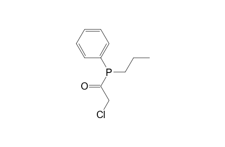 2-Chloranyl-1-[phenyl(propyl)phosphanyl]ethanone