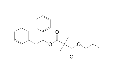 Dimethylmalonic acid, 1-phenyl-2-(cyclohex-2-enyl)ethyl propyl ester