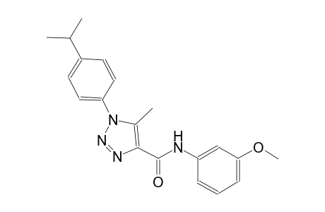 1H-1,2,3-triazole-4-carboxamide, N-(3-methoxyphenyl)-5-methyl-1-[4-(1-methylethyl)phenyl]-